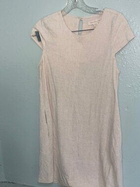 Monteau Beige Textured Dress